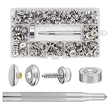 elthmpr Druckknöpfe Schrauben Set Edelstahl Planenschrauben 60st Druckknopf-set mit 2...