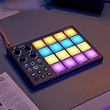 LBMED Grid Beat Controller,MIDI-Mixer-Pads Im Notenmodus Mit 16Pads,4Reglern Und...