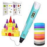 Dikale 3D Drucker Stift Set für Kinder Erwachsene Geschenk, 3D Drucker Stift mit 12...