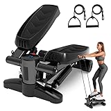 Stepper für zuhause 150kg, Mini Steppers Treppenstepper mit Multifunktions LCD Display...