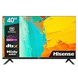 Hisense 40A4EG 101cm (40 Zoll) Fernseher Full HD Smart TV, Triple Tuner DVB-T2 / T/C / S2...