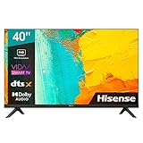 Hisense 40A4EG 101cm (40 Zoll) Fernseher Full HD Smart TV, Triple Tuner DVB-T2 / T/C / S2...