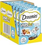 DREAMIES SHAKE UPS Katzensnacks Multivitamins - Geflügel Picknick, Katzenleckerlis im...