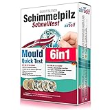 Schimmeltest für zu Hause - Schimmelpilz Test für bis zu 6 Räume - Schimmelpilz...