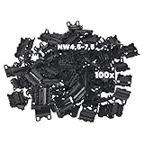 100 Stück Kalitec 9810375 A-Verteiler Form B NW 4,5-7,5 schwarz I Verteiler für Wellrohr...