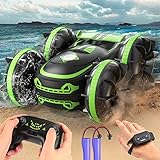 Arulis Amphibisches Ferngesteuertes , 2,4GHz 4WD 360 ° Drehbares Stunt RC Auto,...