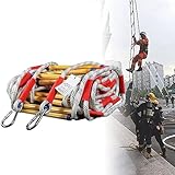 Cylele Mgg Rope Ladder, ireproof Rescue Rope Ladder, Multi-Purpose Ladder for Emergencies,...