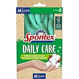 Spontex Daily Care Haushaltshandschuhe aus 100% FSC-zertifiziertem Latex, mit Innenfutter...