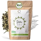 BIO DETOX TEE ZUM ABNEHMEN 150g | Heiß & Eistee | Loser Tee auf Basis von grünem Tee und...