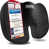 feela.® Orthopädisches Sitzkissen [3 Härtegrade] - Ergonomisches Sitzkissen für...