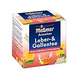 Meßmer Leber- und Gallentee | fördert Gallenfluss & Fettverdauung | Arzneitee | 9...