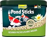 Tetra Pond Sticks - Fischfutter für alle Teichfische, unterstützt gesunde Fische und...