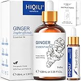 HIQILI Ingweröl 100ml, 100% Natürliche Ätherische Öle Ingwer, Aromatherapieöl von...