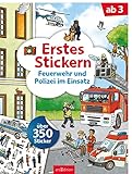 Erstes Stickern – Feuerwehr und Polizei im Einsatz: Über 350 Sticker | Erstes...