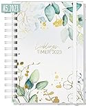 Kalender 2023 A5 'Lieblings-Timer' [Blattgold] Terminplaner Ringbuch, Terminkalender,...