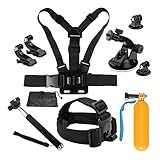 D&F 10-1 Sport Kamera Zubehör Kit für Gopro Hero 7/6/5/4 / Hero (2018) SJCAM YI...