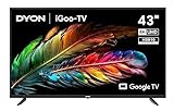 DYON iGoo-TV 43U 108cm (43 Zoll) Google TV (4K Ultra-HD, HD Triple Tuner, Prime Video,...