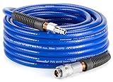 Poppstar PVC Druckluftschlauch 6/12mm, 20m lang, Schnellkupplung & Kupplungsstecker, 20...