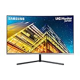 Samsung UHD Curved Monitor U32R590CWP, 32 Zoll, VA-Panel, 4K UHD-Auflösung, Reaktionszeit...