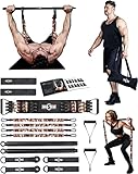 INNSTAR Tragbares Home Gym 3.0 Set, Widerstandsbänder Krafttraining mit Stange,...