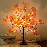 S-Union LED Baum Lichter,Lichterbaum mit 24 LED-Weihnachtslichter, Bonsai Tischlampe,...