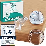 SafeMate® (6Stk.) Baby Eckenschutz - Sanfter, transparenter Selbstklebender Tisch...