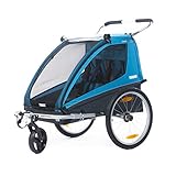 Thule 0872299042678 Coaster XT Kinder Fahrradanhänger 2017, blau