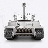 Editey 01.16 All-Metall-Legierung Light Silver Deutschland Tiger 1 Fernbedienung Panzer,...