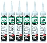 6er Pack: Henkel Sista Acryl-Fugendichter F130, 300ml Kartusche