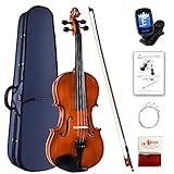 Aileen Violine 4/4 Anfänger Set, Geige Erwachsene Kinder ab 12+ Jahre mit...