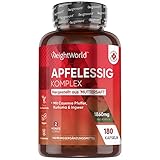 Apfelessig Kapseln - 1860mg jeden Tag Apfelessig Muttersaft - Lactobacillus Gasseri,...