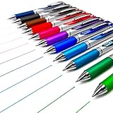 Pentel EnerGel XM BL77 Druck-Gelschreiber, 0,7 mm, 11 Stück, 52 % recycelt