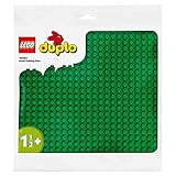 LEGO 10980 DUPLO Bauplatte in Grün, Grundplatte für DUPLO Sets, Konstruktionsspielzeug...