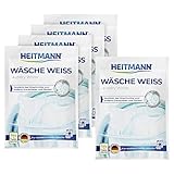 HEITMANN Wäsche Weiss: Waschmittelzusatz für alle Temperaturen, 5×50g