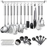 Berglander Küchenutensilien Set 38 teilig, Edelstahl Kochgeschirr Set, Küchenhelfer...