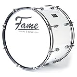 Fame Marching Bass Drum 18'x12', mit Tragegurt und Beater, Fußball Trommel, Pauke, 7 kg,...