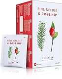 Nutra Tea Hagebutten & Kiefernnadeln Tee - Hagebuttentee zur Unterstützung des...