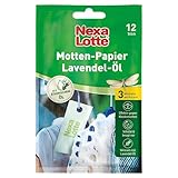 Nexa Lotte Motten-Papier Lavendel-Öl, schützt Kleider effektiv bis zu 6 Monate vor...