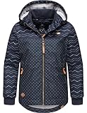 Ragwear Kinder Mädchen Winterjacke Outdoorjacke mit Kapuze wasserdicht Kristla Chevron...