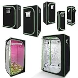 Faobureim Growzelt, Grow Zelt für Pflanzen 40x40x120cm,600D Oxford Grow Tent, Lichtdicht...