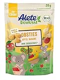 Alete bewusst Obsties Apfel Banane, ab 3 Jahren, gefriergetrocknete Bio-Fruchtchips,...