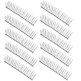 BEBEMOKO 10 Sets Edelstahl Vogelabwehr Spikes Lange Taubenabwehr Mit 300 Edelstahlspitzen...