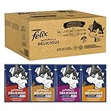 Felix Naturally Delicious Katzenfutter nass Geschmacksvielfalt vom Land mit Gemüse in...