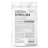 Natürliches und reines Spirulina-Pulver, ideal für Getränke, Smoothies oder Rezepte....