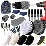 Amzeeniu Auto Reinigungsset,25 Pcs Autopflege Set,Microfibre Car Wash Set,Detailing...