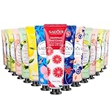 Mini Handcreme Set, 15 Stück Weihnachtsgeschenke, Handpflege für Sehr Trockene Rissige...