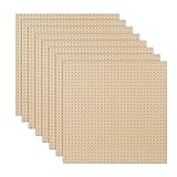 LVHERO 8 Sand Platten-Set Bauplatte Kompatibel mit Meisten Marken, 25 * 25 cm, Kreatives...