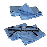 Microfaser Brillenputztuch Microfasertuch Reinigungstuch Set von all-around24® (8-er Set:...