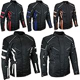 HEYBERRY Herren Touren Motorradjacke Textil schwarz Gr. L