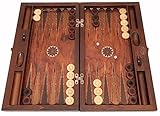 Helena Wood Art, Handgefertigtes Hochwertiges Backgammon Spiel aus Holz, Tavla, 100% Holz,...